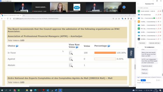 APFM Peşəkar Mühasib Təşkilatı kimi Beynəlxalq Mühasiblər Federasiyasının (IFAC) Azərbaycanda ilk üzvü oldu!